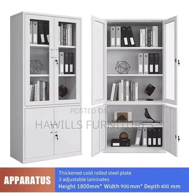 Half Glass Metal File Cabinet · Photo 1