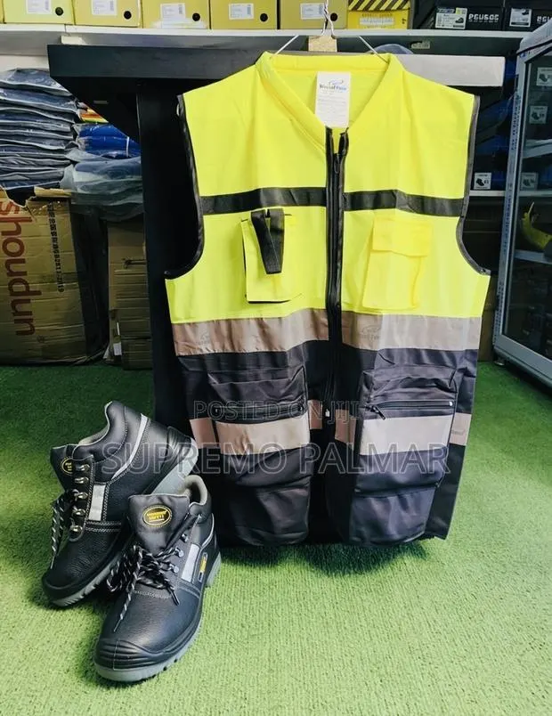 Vaultex Reflective Double-Colour Hi-Vis Workwear With 4 Pockets Vest · Photo 1
