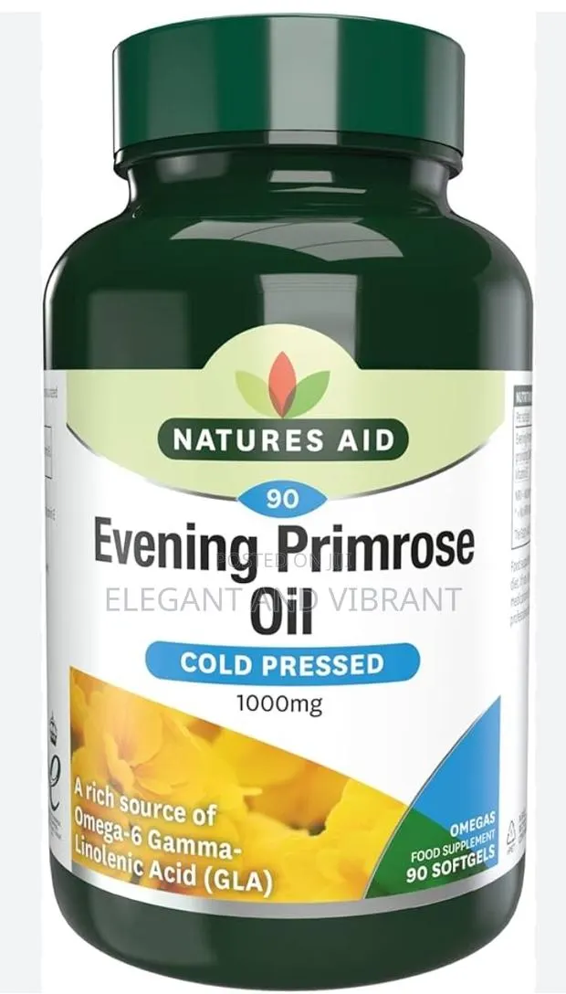 Natures Aid Primerose Oil,120 Soft Gel · Photo 1