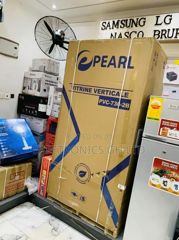 Just Order Pearl 610liter Double Door Display Fridge Cooler PVC-730-2b · Photo 1