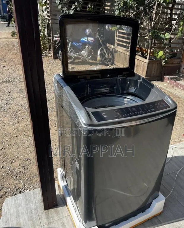Sealed in Box TCL 18kg Full Automatic Washing Machine(Gray). · Photo 1