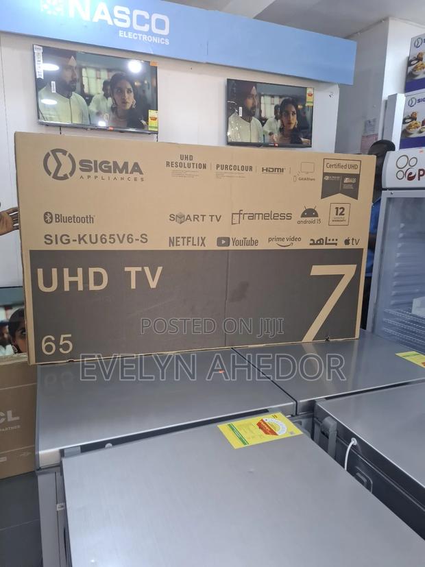Quality Sigma 65 Inches Smart Tv Uhd Android Available · Photo 1