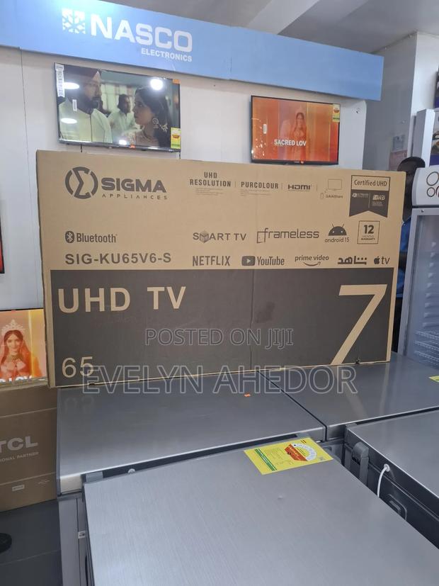 Quality Sigma 65 Inches Smart Tv Uhd Android Available · Photo 3