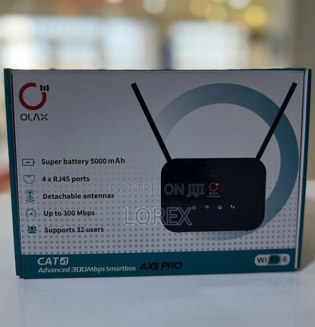 Olax Universal Sim Router Ax8 Pro 4g Lte 300mbps · Photo 1