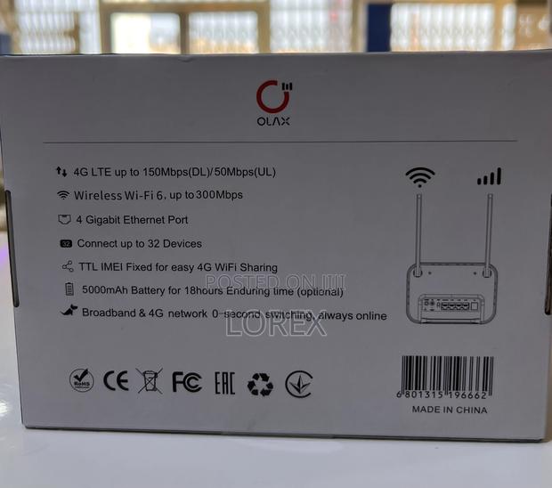 Olax Universal Sim Router Ax8 Pro 4g Lte 300mbps · Photo 2