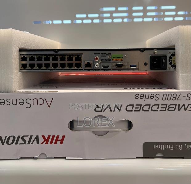 Hikvision 32ch 16p Poe NVR Acusense /8mp 7632nxi-/16p(D) · Photo 2
