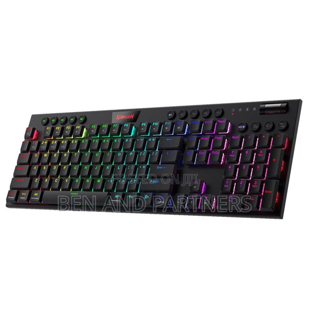 Redragon Wireless (2.4ghz, Bluetooth,Wired) Gaming Keyboards · Photo 4