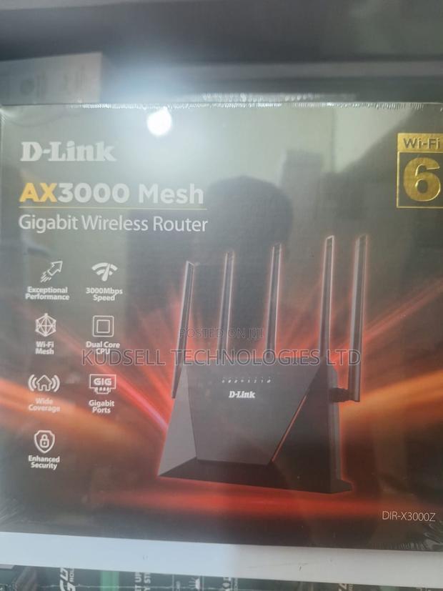 Dlink Ax3000 Mesh Gigabit Wireless Router Dir-X3000z Wifi 6 · Photo 1