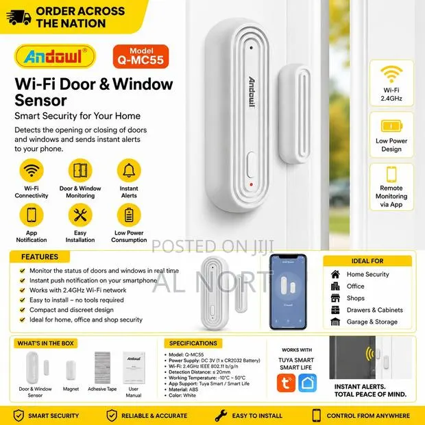 Andowl Q-Mc55 Wi-Fi Door & Window Sensor · Photo 1