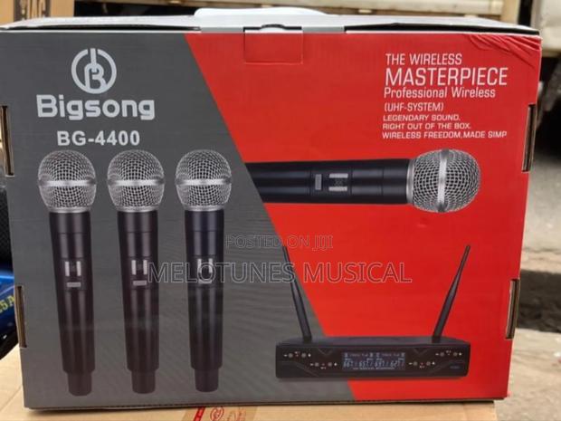 Bigsong Bg-4400 4-in-1 Professional Wireless Microphone · Photo 1