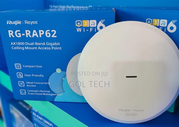 Rg-Rap62, Wi-Fi 6 Ax1800 Ceiling-Mount Access Point · Photo 1