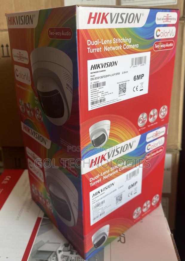 Hikvision 6mp Dual Lens Stitching Ip Ds-2cd1367g2hp-Liuf/SRB · Photo 3