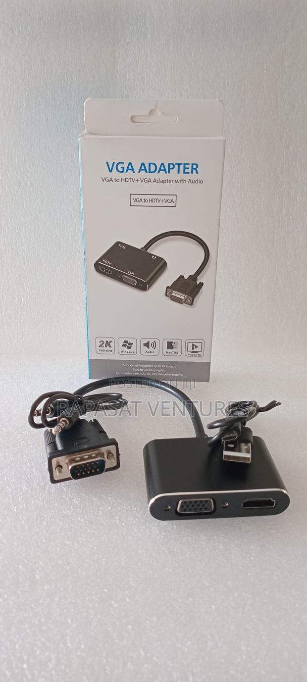 Vga to Hdmi Vga Adapter With Audio · Photo 1