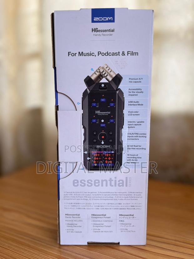 Zoom H6essential 6-track 32bit Float Portable Audio Recorder · Photo 2