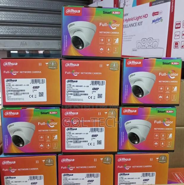 Dahua 4mp Ip Camera Color With Audio Dh-Ipc-Hdw1439t1-a-Led · Photo 2