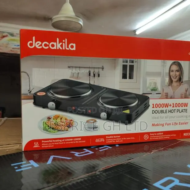 Decakila Electric Double Hot Plate 2000w · Photo 1