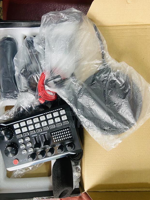Live-Streaming Microphone Set With Sound Card Studio Recordi · Photo 1