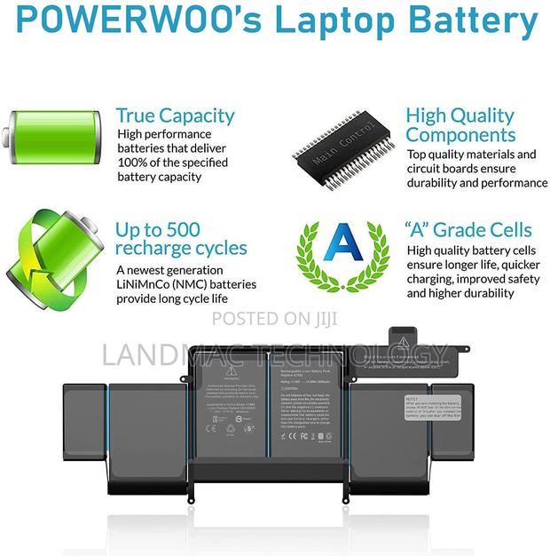 A1582 Battery Replacement Battery A1502 for Macbook Pro · Photo 2