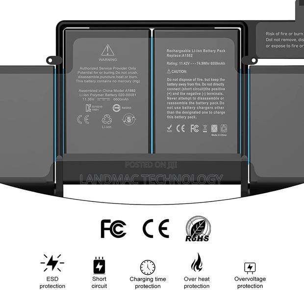A1582 Battery Replacement Battery A1502 for Macbook Pro · Photo 3