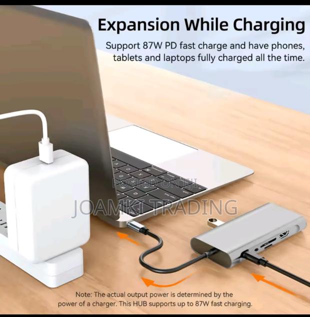 11 in 1 Usb C Hub 3.0 Splitter 4 Laptop, Vga/Hdmi/Rj45/Sd/Pd · Photo 7