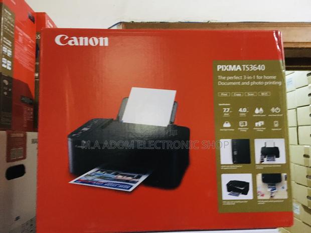 Canon Deskjet Copy Print Scan Wireless Ts3640 Printer · Photo 1