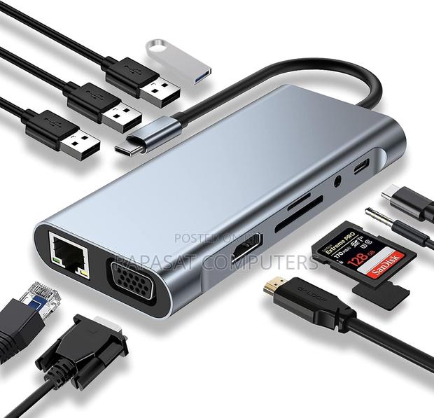 Type-C to 11-in-1 Hub Docking Station · Photo 1