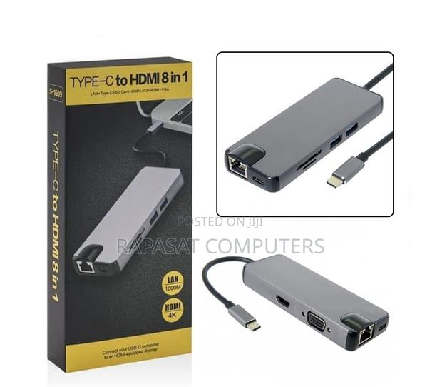 Type-C to 8-in-1 Hub Docking Station · Photo 1