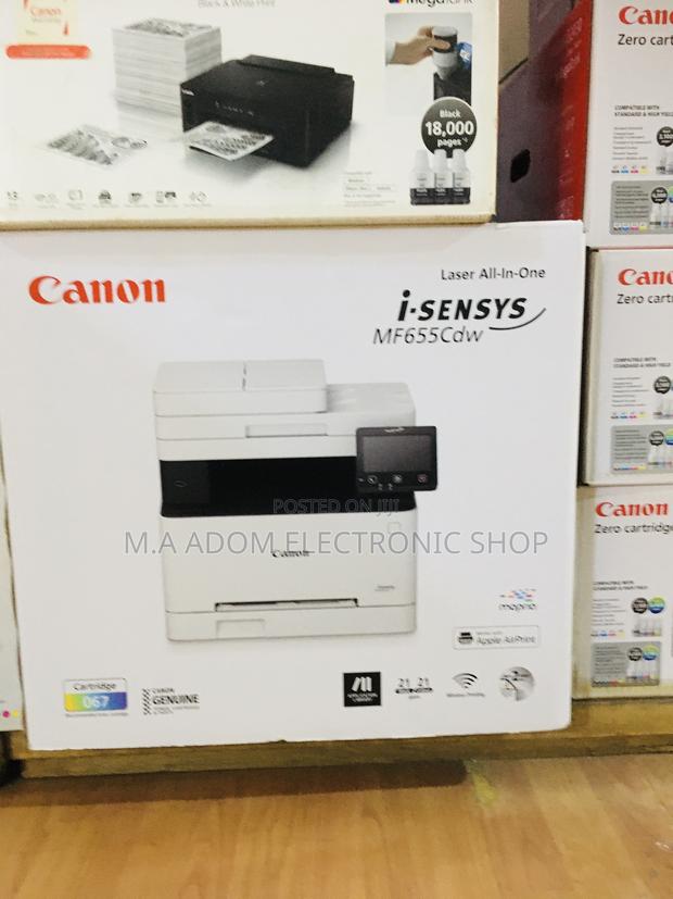 Canon Wireless Isensy Mf655cdw Laser Printer Color Black · Photo 1