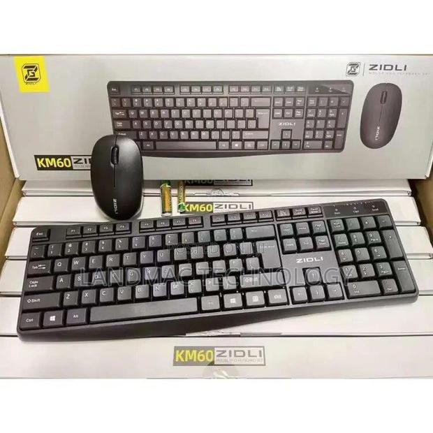 Wireless Keyboard and Mouse Km60 Zidli · Photo 2