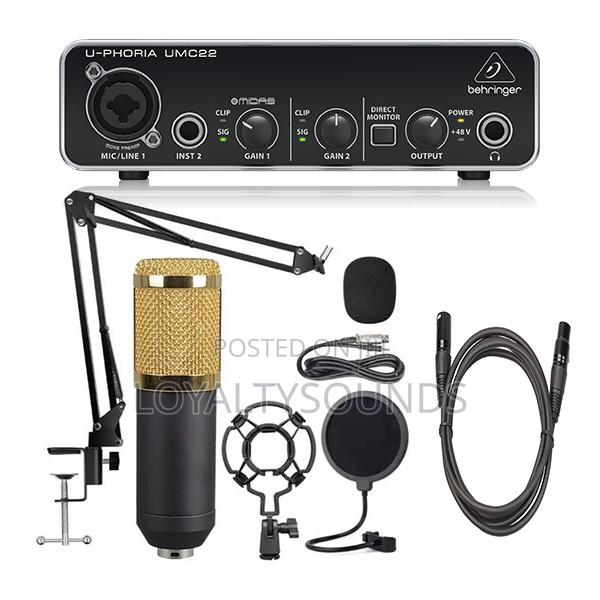 Bm800 Condenser Mic With Behringer Umc22 · Photo 1