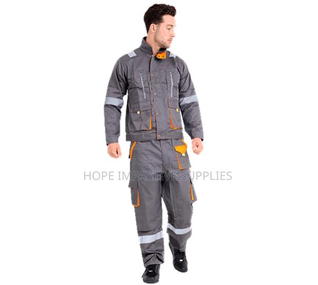 American Safety Overall - Top & Down - Grey/Ash. · Photo 2