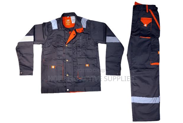 American Safety Overall - Top & Down - Grey/Ash. · Photo 1