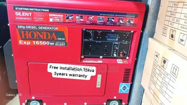Honda 15kva 16.5kw Diesel Generator–Powerful Backup 16500watts · Photo 1