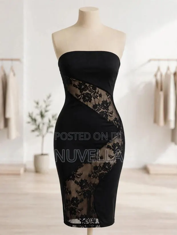 Illusion Bodycon Dress · Photo 1