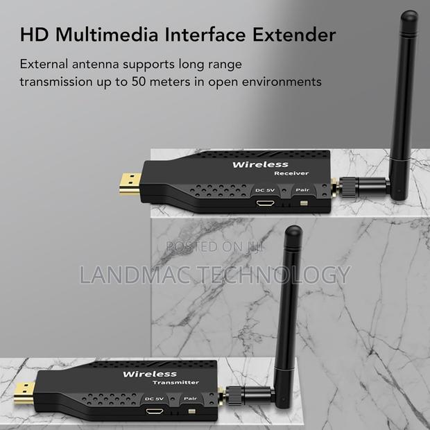 Hdmi Wireless 50 Meters Range Transmitter and Receiver , · Photo 1