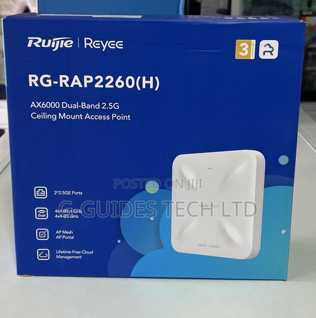 Ruijie Rg-Rap2260(H) Ax6000 Dual-Band Ceiling Access Point · Photo 1