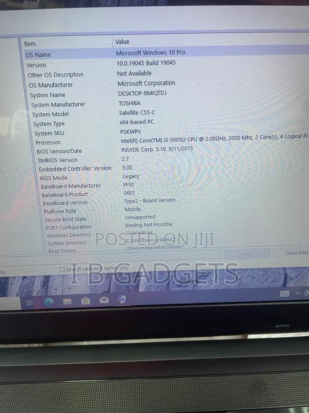 Laptop Toshiba Satellite C55 8GB Intel Core I3 HDD 500GB · Photo 8