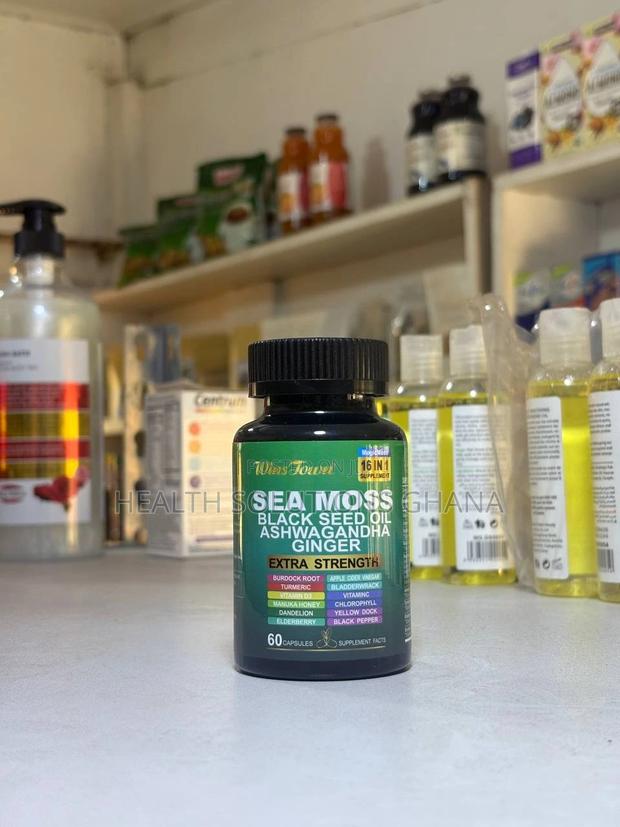 Seamoss Black Seed +Aswangandha Oil · Photo 1