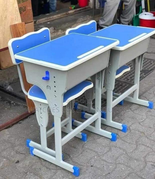 Blue Surface Desk for Schools ( Basic, Secondary, Tertiary ) · Photo 1