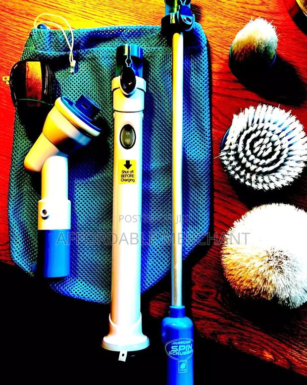 Hurricane" Spin Scrubber Cordless Rechargeable-3 Brush Heads · Photo 2