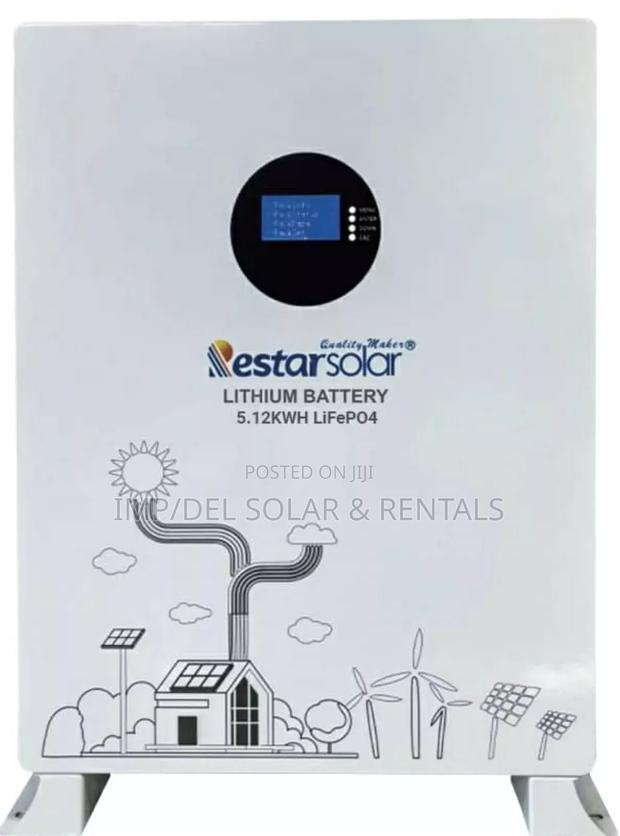 Solar Lithium Battery 5.12kwh 51.2v 100ah · Photo 1
