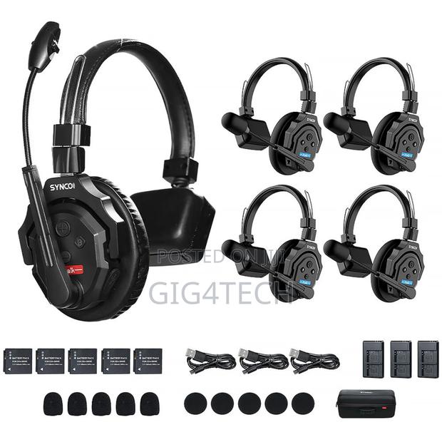 Synco X-Talk X5 Wireless Intercom System 5in1headsets · Photo 1