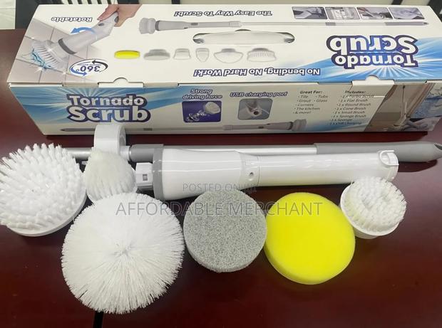 Rotating Spin Electric Scrubber//Scrubbing Brush (6 in 1) · Photo 1