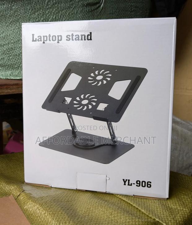 Adjustable Laptop Stand (2 Cooling Fans) · Photo 1