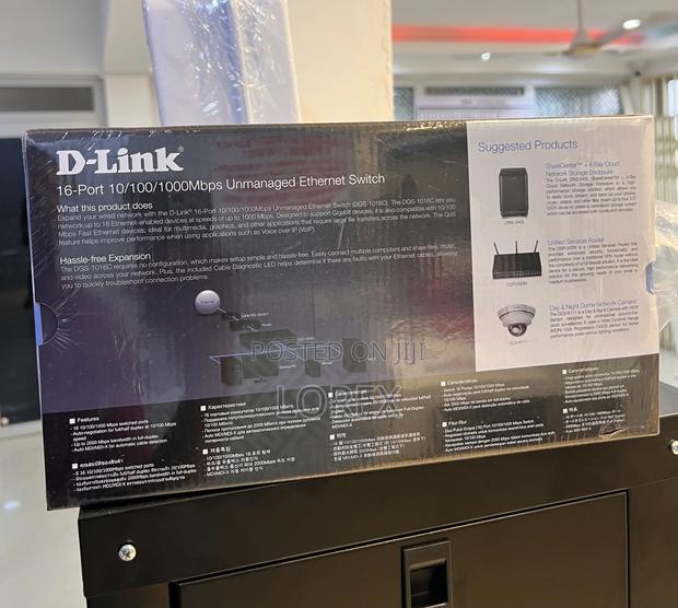 D-Link 16 Port Gigabit Unmanaged Switch DGS-1016c · Photo 2