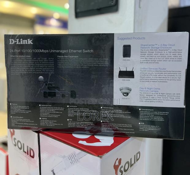D-Link 24-Port Gigabit Unmanaged Switch DGS-1024c · Photo 2