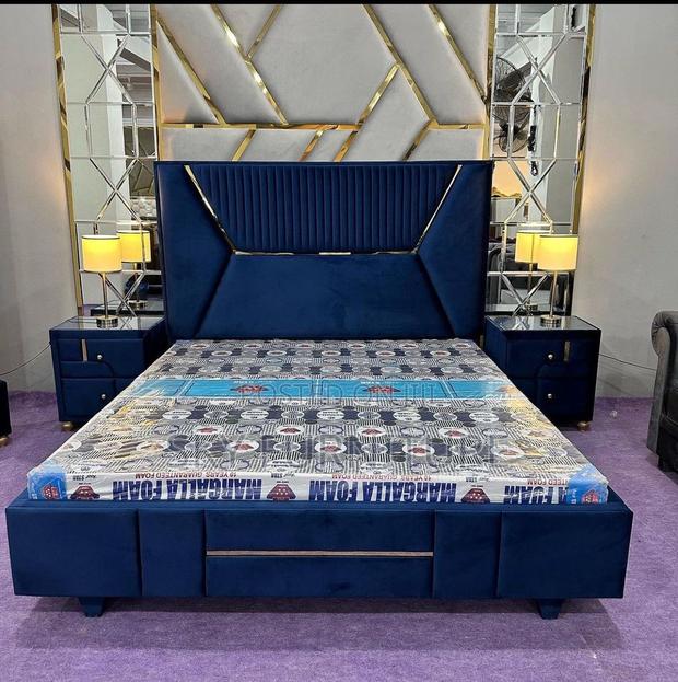 Whimsical King Size Bed Frame With Side Drawers · Photo 1