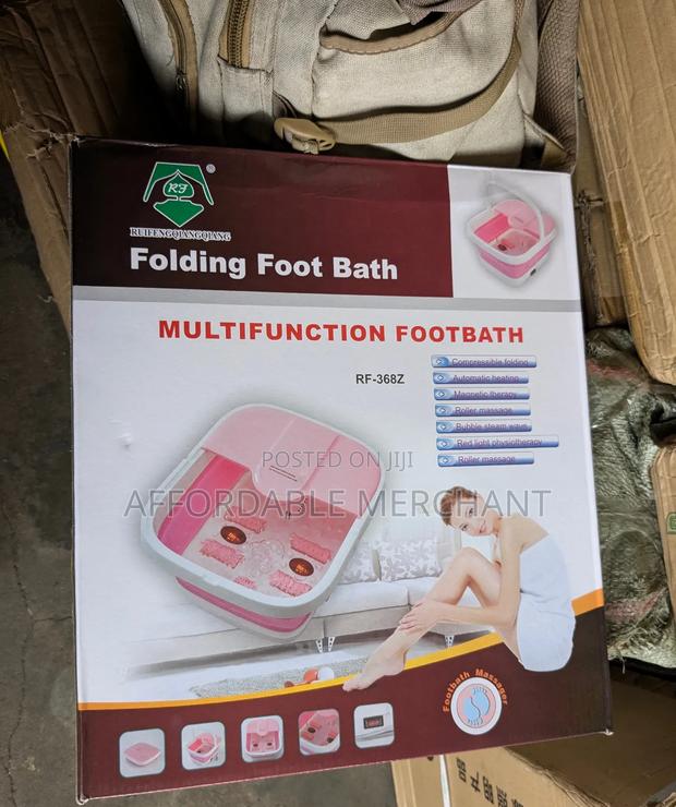 Foot Spa Bath Massager Automatic Heating Vibration · Photo 1