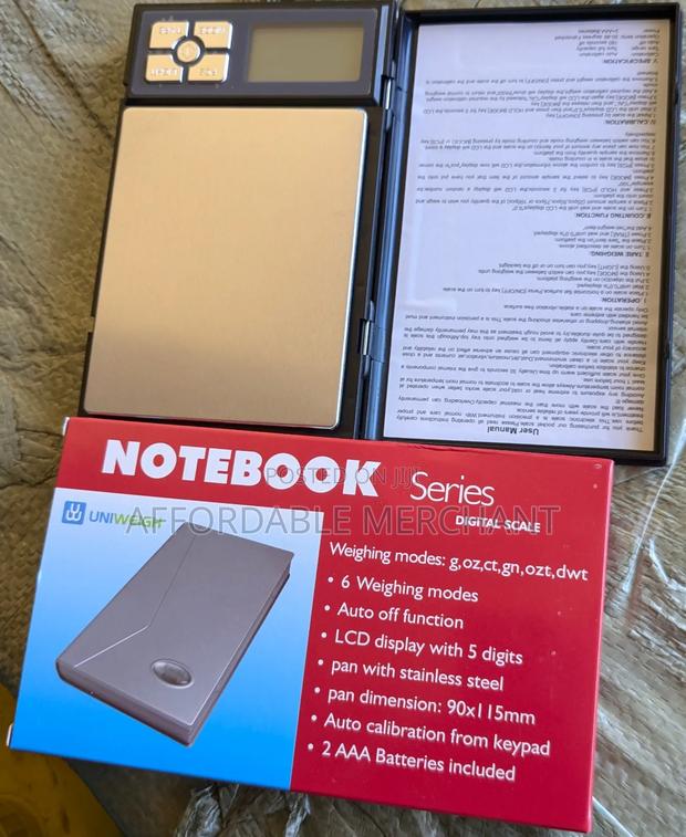 Portable Notebook Scale (Backlit Display) · Photo 1