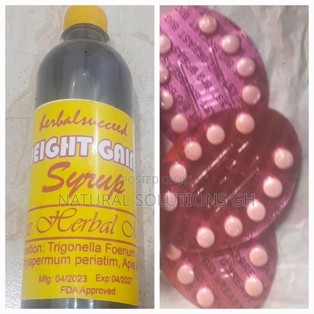 Big Butt Hips Weight Gain Syrup Combo Zahidi-Vita Tablets · Photo 2